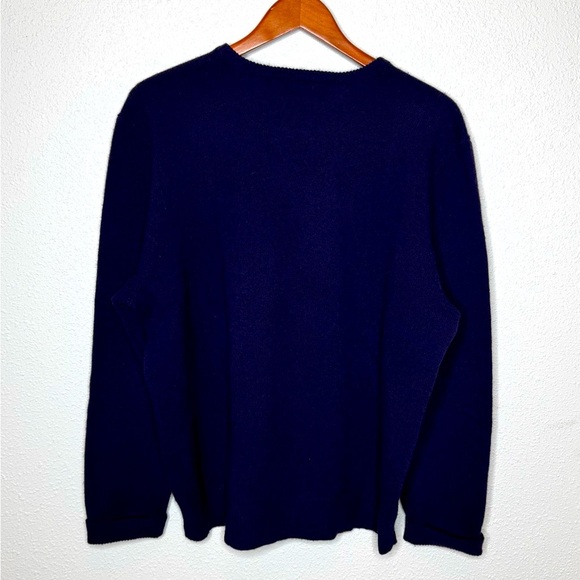 Ralph Lauren Men's Lambs Wool V-Neck Sweater - Picture 2 of 5